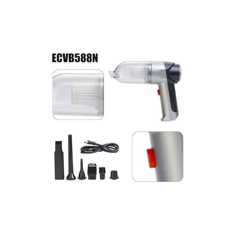 Eastman 70W 8V Grey Multi Utility Cordless Handheld Vacuum Cleaner image-1