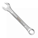 Eastman 12 Pcs Chrome Vanadium Steel Chrome Plated Silver Ring Spanner Set image-1