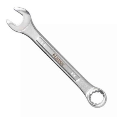 Eastman 12 Pcs Chrome Vanadium Steel Chrome Plated Silver Ring Spanner Set image-1