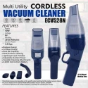 Eastman ECV528N 40W 4.5kPa 8V Battery Operated Handheld Vacuum Cleaner image-3