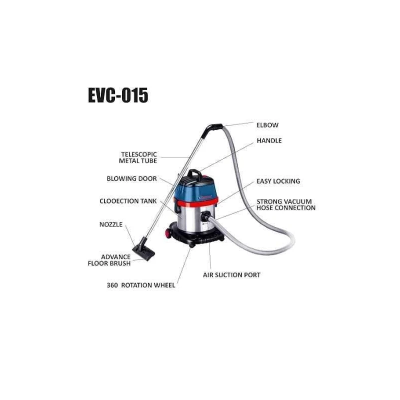 Eastman EVC-015 15 Litre 1000W Wet & Dry Vacuum Cleaner with Blower Function image-4