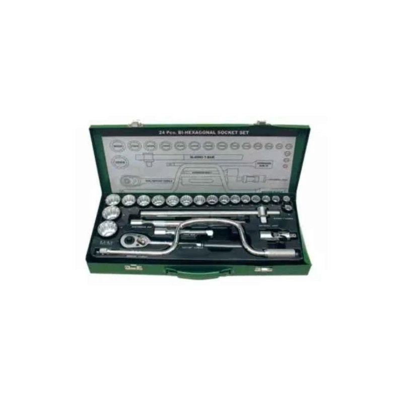 Eastman E-2303 55 Pcs Drive Socket & Bit Set image-1