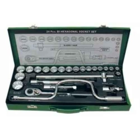 Eastman E-2303 55 Pcs Drive Socket & Bit Set image-1