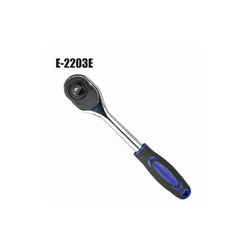 Eastman E-2203E 1/2 inch 250mm Chrome Vanadium Steel Oval Head Ratchet Handle image-4