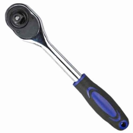 Eastman E-2203E 1/2 inch 250mm Chrome Vanadium Steel Oval Head Ratchet Handle image-5