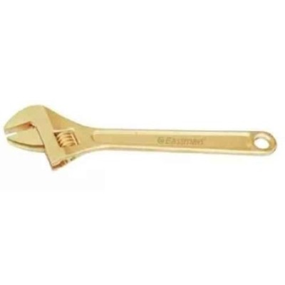 Eastman ENS-12 6mm Aluminium & Bronze Finish Adjustable Wrench image-1