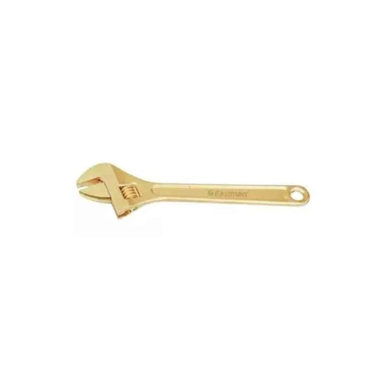 Eastman ENS-12 6mm Aluminium & Bronze Finish Adjustable Wrench image-1
