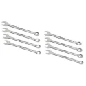 Eastman E-2005 8 Pcs 5/80M Recessed Panel Combination Spanner Set image-1
