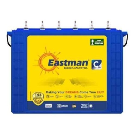 Eastman EM200SB 200Ah 12V Tall Tubular Solar Inverter Battery image-1