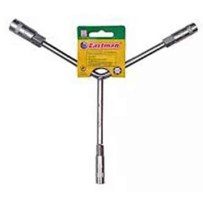 Eastman E-2220 10 x 12 x 14mm Y-Handle Socket Wrench image-1