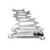 Eastman 10 Pcs Steel Chrome Finish Spanner Set