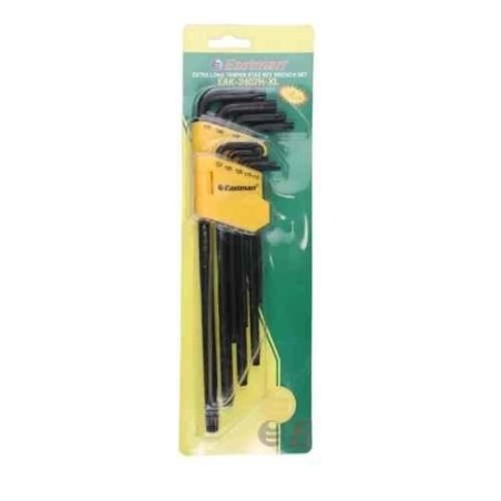 Eastman EAK-2407-XL 9 Pcs Chrome Vanadium Steel Xtra Long Allen Key Set image-1
