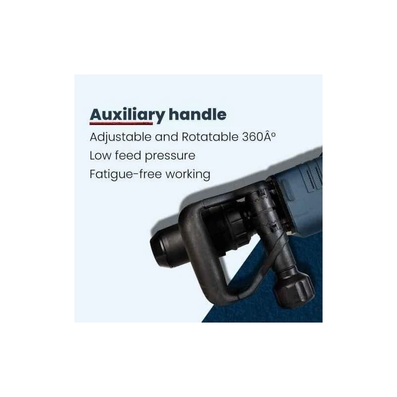 Eastman ERB-011 1500W 900-1890bpm 11kg Metal Grey Demolition Hammer image-5