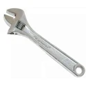 Eastman E-2050 10 inch Alloy Steel Fully Polished Chrome Plated Adjustable Wrench image-1