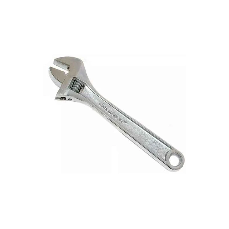 Eastman E-2050 10 inch Alloy Steel Fully Polished Chrome Plated Adjustable Wrench image-1