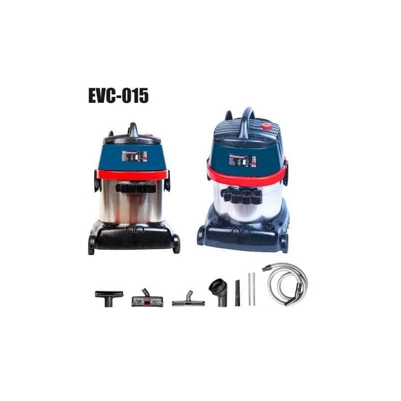 Eastman EVC-015 1000W 15 Litre 20kPa HEPA Filter Blue & Red Wet & Dry Vacuum Cleaner image-1