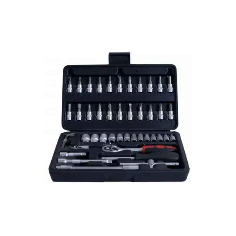 Eastman E-2260 46 Pcs 1/2 inch Drive Socket Set image-1