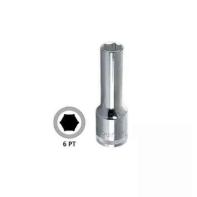 Eastman E-2225 17mm 1/2 inch Drive Hex Deep Socket image-1