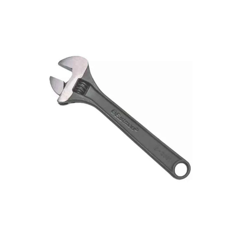 Eastman E-2051P 10 inch Alloy Steel Phosphate Finish Adjustable Wrench image-1