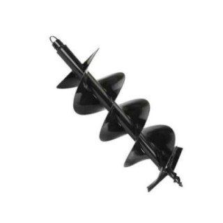Orezen 10-Inch Mild Steel Black Single Layer Earth Auger Drill BitEADB 10 image-1
