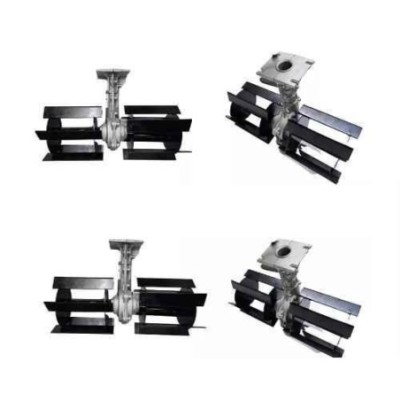 Orezen 28mm 14-Inch Alloy Steel Black & Silver Tiller AttachmentBC TA 28-2 image-1