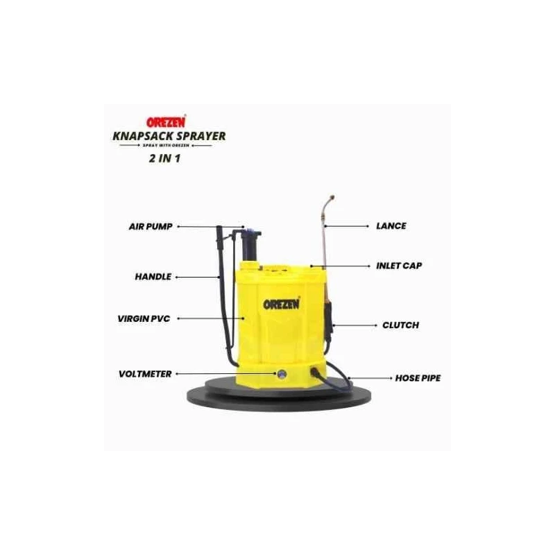 Orezen 16L 2-in-1 12V Knapsack Battery SprayerKS 101 image-6