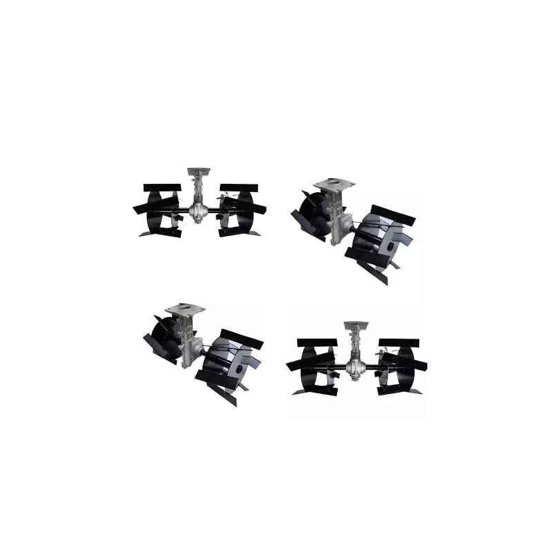 Orezen 26mm 12.5-Inch Alloy Steel Black & Silver Tiller AttachmentBC TA 26-3 image-2