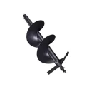 Orezen 12-Inch Mild Steel Black Single Layer Earth Auger Drill BitEADB 12 image-2