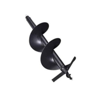 Orezen 12-Inch Mild Steel Black Single Layer Earth Auger Drill BitEADB 12 image-2
