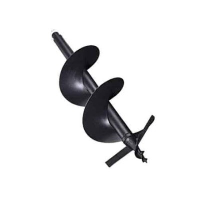 Orezen 12-Inch Mild Steel Black Single Layer Earth Auger Drill BitEADB 12 image-2