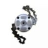 Orezen Metal Black Chain Type Trimmer Head for Brush Cutter BC381