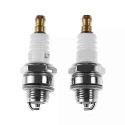 Orezen Aluminium White & Gold Spark Plug for 2-Stroke Brush CutterSP BC image-1