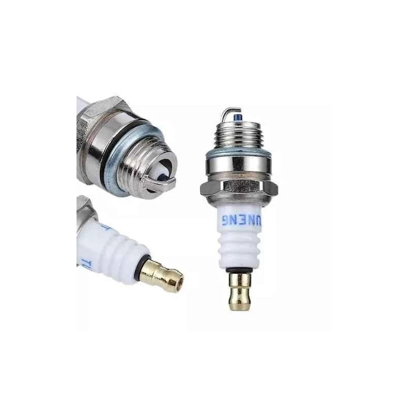 Orezen Aluminium White & Gold Spark Plug for 2-Stroke Brush CutterSP BC image-2