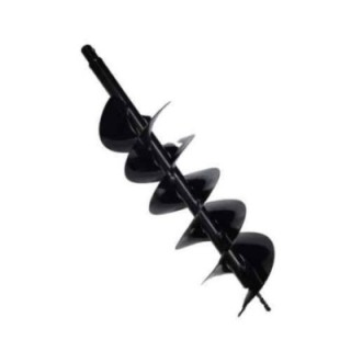 Orezen 8-Inch Mild Steel Black Double Layer Earth Auger Drill BitEADB-DL 8 image-1