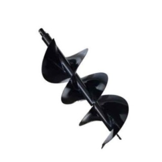 Orezen 12-Inch Mild Steel Black Double Layer Earth Auger Drill BitEADB-DL 12 image-2