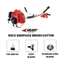 Orezen 2.2HP 52cc 2-Stroke Portable Crop Harvester Brush CutterSBC 52CC SP image-2