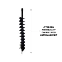 Orezen 4-Inch Mild Steel Black Double Layer Earth Auger Drill BitEADB-DL 4 image-1