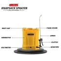 Orezen 16L 12V Knapsack Battery SprayerKS 103 image-1