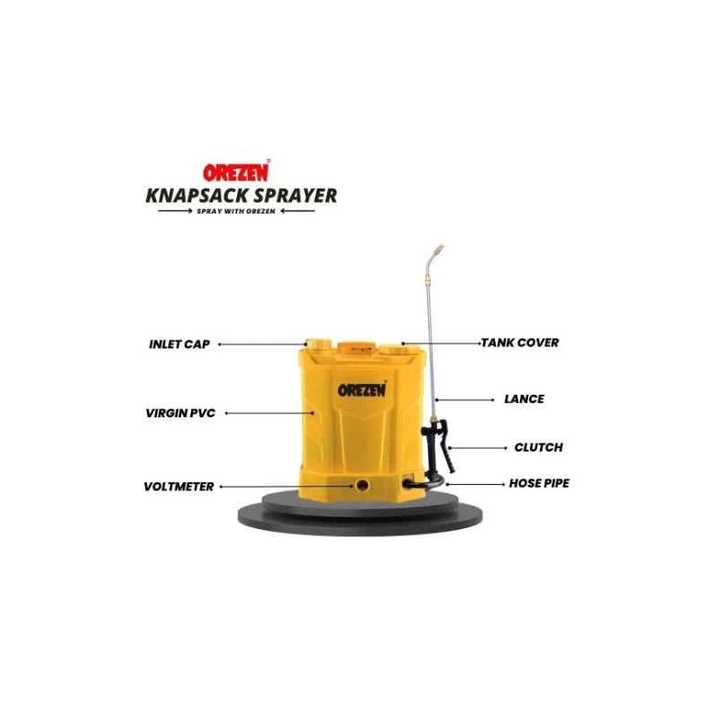 Orezen 16L 12V Knapsack Battery SprayerKS 103 image-1