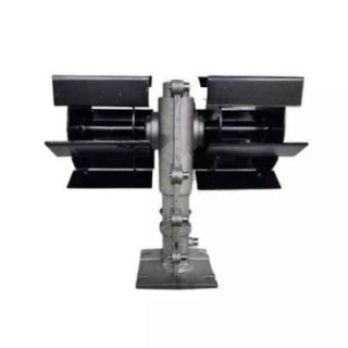Orezen 26mm 11-Inch Alloy Steel Black & Silver Tiller AttachmentBC TA 26-1 image-2