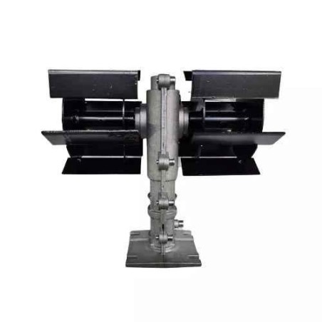 Orezen 26mm 11-Inch Alloy Steel Black & Silver Tiller AttachmentBC TA 26-1 image-2