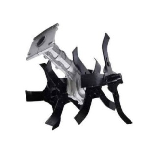 Orezen 28mm 10.5-Inch Alloy Steel Black & Silver Tiller AttachmentBC TA 28-4 image-3