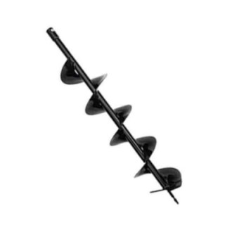 Orezen 8-Inch Mild Steel Black Single Layer Earth Auger Drill BitEADB 8 image-2