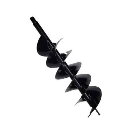 Orezen 10-Inch Mild Steel Black Double Layer Earth Auger Drill BitEADB-DL 10 image-2
