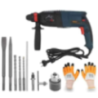 Walkers 1200W 26mm Rotary Hammer Drill WKFC017 with 5 Bits 13mm Chuck and Gloves