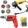 Walkers 800W Angle Grinder 500W 10mm Drill Machine Wheel and Drill Bits Combo WKCB445