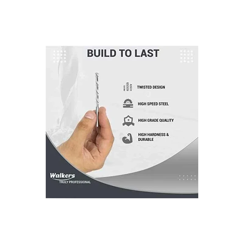 Walkers 800W Angle Grinder 700W 13mm Drill Machine Grinding Wheel 9 Pcs Drill Bits Combo WKCB431 image-5