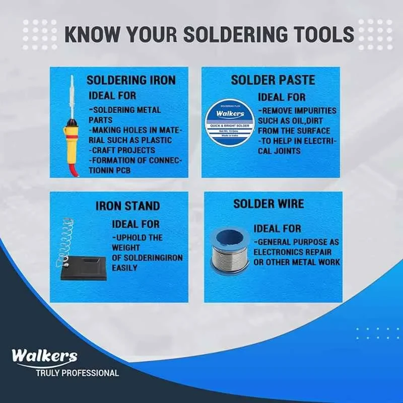 Walkers 5 Pcs 25W Soldering Iron Kit WKCB029 image-2