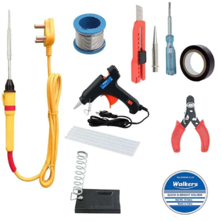 Walkers 11 Pcs 25W Soldering Iron Kit and Glue Gun Combo WKCB078 image-1