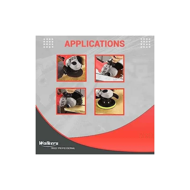 Walkers 800W Angle Grinder 500W 10mm Drill Machine Grinding Wheel 9 Pcs Drill Bits Combo WKCB429 image-5